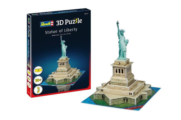 Revell 00114 Statue of Liberty - Rev00114 3dp statue of liberty box persp 3 1 - REV00114-XS