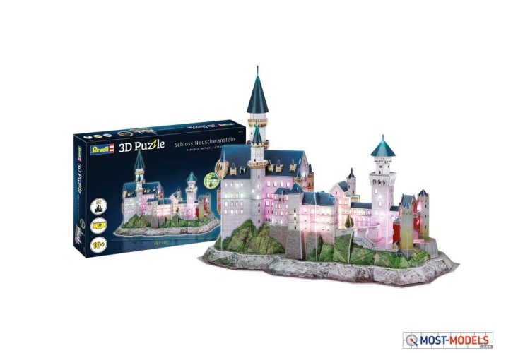 Revell 00151 Schloss Neuschwanstein - LED Edition - Rev00151 skmpw schloss neuschwanstein led 1 - REV00151