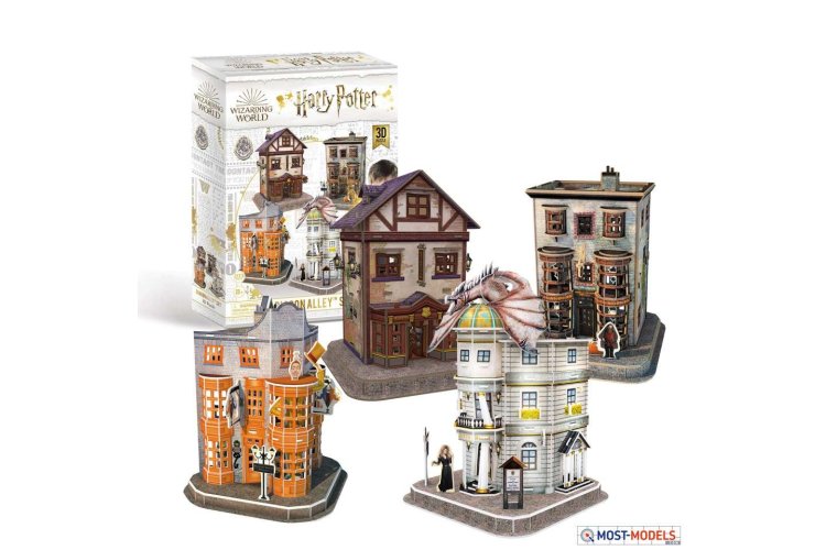 Puzzle 3D REVELL 00304 - Set Diagon Alley di Harry Potter - PUZZLE