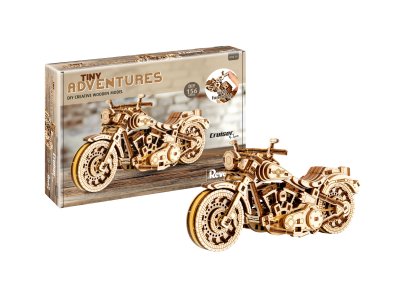 1:13 Revell 00614 Tiny Adventures - Cruiser V-Twin Motorfiets - Functioneel Model - Rev00614 1 - REV00614