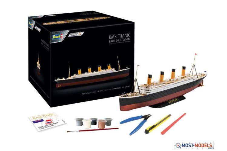 1:600 Revell 01038 RMS Titanic Ship - Adventskalender - Rev01038 adventskalender rms titanic 04 1 - REV01038