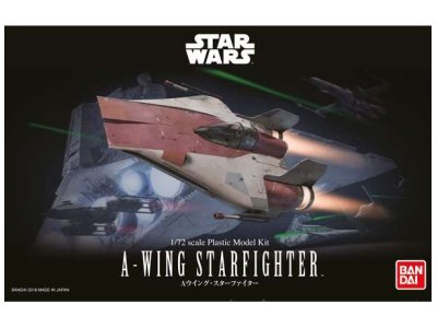 1:72 Revell Bandai 01210 Star Wars A-wing Starfighter - Rev01210 a wing starfighter bandai 18 - REV01210