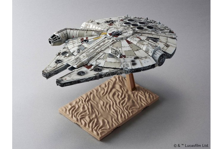 1:144 Revell Bandai 01211 Star Wars Millennium Falcon - Rev01211 bandai millennium falcon bandai modelbouwpakket star wars 01211 bild01 1 - REV01211