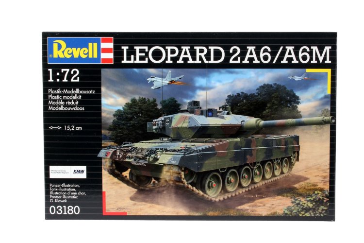 1:72 Revell 03180 Leopard 2 A6/A6M Tank - Rev03180 4 - REV03180