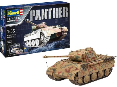 1:35 Revell 03273 Panther Ausf. D Tank - Gift Set  - Rev03273 gift set panther revell 1 - REV03273