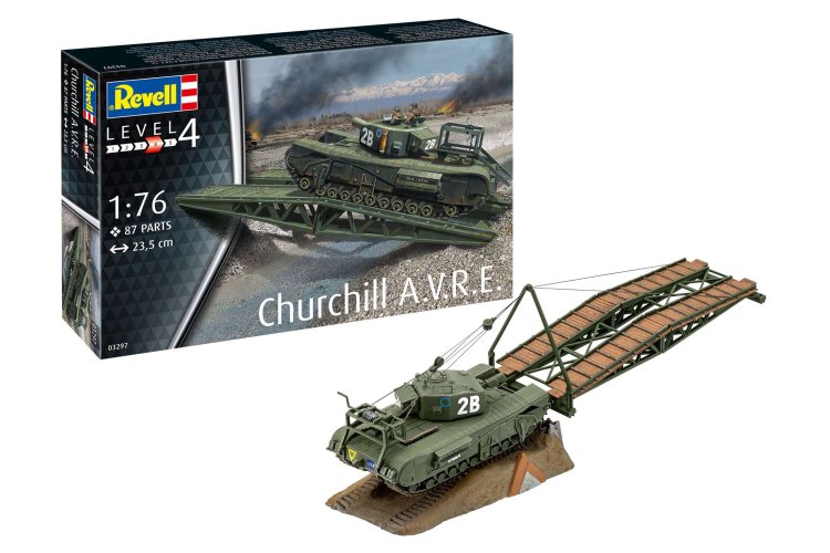 1:76 Revell 03297 Churchill A.V.R.E. - Rev03297 churchill a v r e 01 1 - REV03297