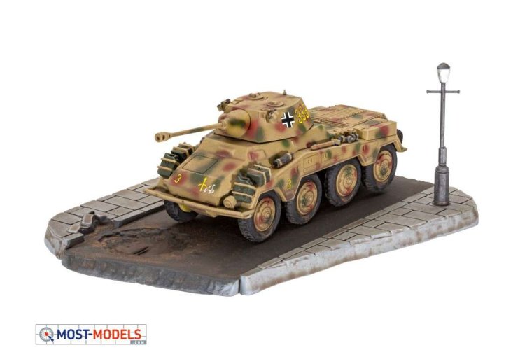 1:76 Revell 03298 First Diorama Set - Sd.Kfz. 234/2 Puma - Starter kit - Rev03298 first diorama set sd kfz 234 2 puma 02 - REV03298