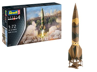 1:72 Revell 03309 German A4/V2 Rocket - Rev03309 - REV03309