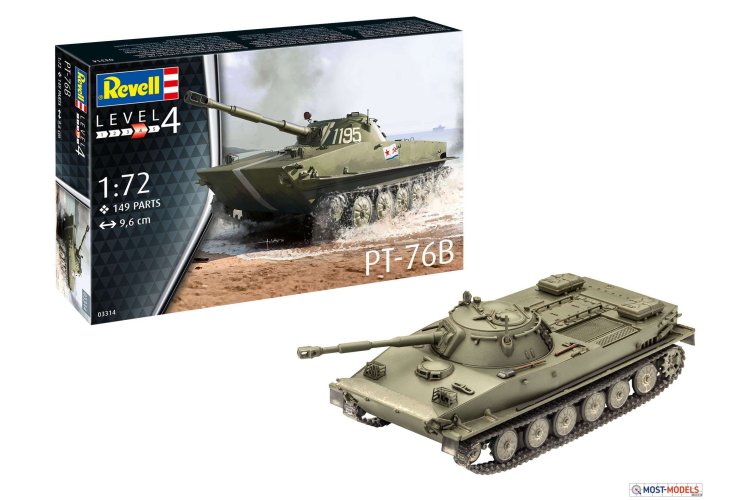 1:72 Revell 03314 PT-76B Tank - Rev03314 pt 76b 01 1 - REV03314