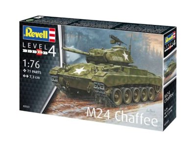 1:76 Revell 03323 M24 Chaffee Tank - Rev03323 - REV03323