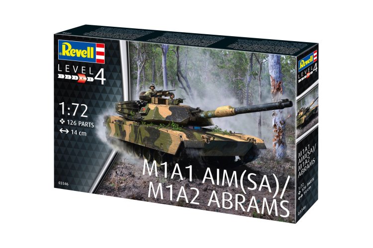 1:72 Revell 03346 M1A1 AIM(SA)/ M1A2 Abrams Tank - Rev03346 m1a1 aim sa m1a2 abrams 022 - REV03346