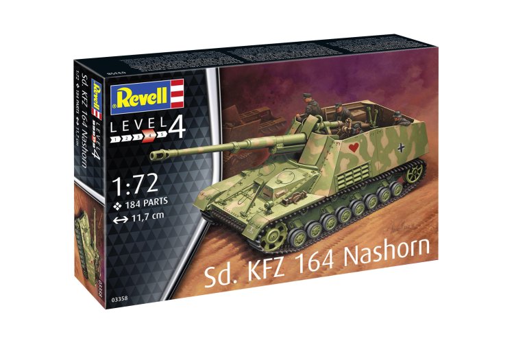 1:72 Revell 03358 Sd.Kfz. 164 Nashorn - Tank Destroyer - Rev03358 9 1 - REV03358-XD