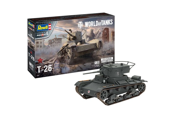 1:35 Revell 03505 T-26 - World of Tanks - Rev03505 01 1 1 - REV03505