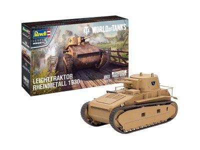 1:35 Revell 03506 Leichttraktor Rheinmetall 1930 - World of Tanks - Rev03506 01 1  - REV03506