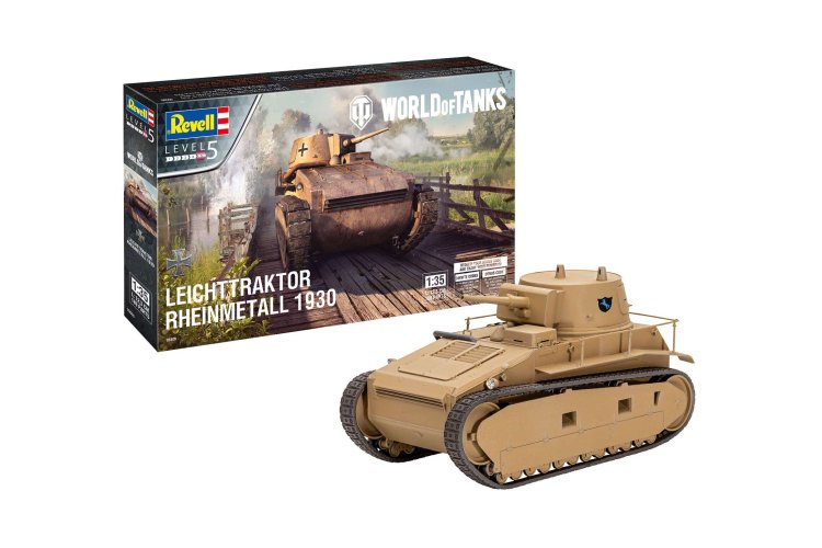 1:35 Revell 03506 Leichttraktor Rheinmetall 1930 - World of Tanks - Rev03506 01 1 1 - REV03506