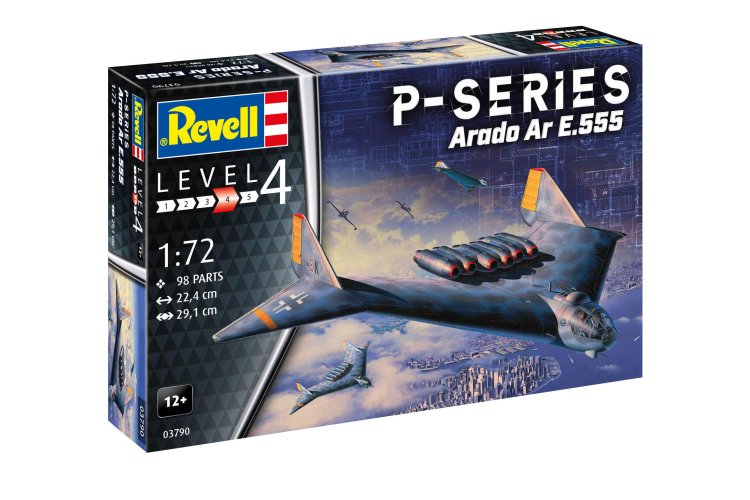 1:72 Revell 03790 Arado AR 555 P-Series Jet - Rev03790 9 - REV03790