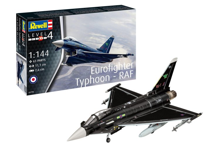 1:144 Revell 03796 Eurofighter Typhoon - RAF - Straaljager - Rev03796 1 - REV03796