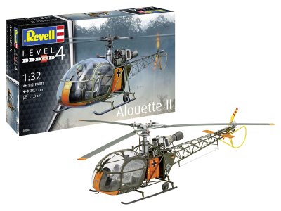 1:32 Revell 03804 Aerospatiale Alouette II Helikopter - Rev03804 1 - REV03804