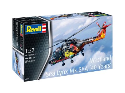 1:32 Revell 03806 Westland Sea Lynx MK.88A - Speciale Kleuren - 40 Jaar! - Helikopter - Rev03806 1 - REV03806