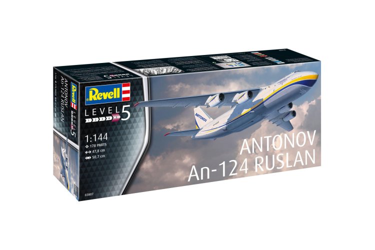 1:144 Revell 03807 Antonov AN-124 Ruslan Plane - Rev03807 07 - REV03807