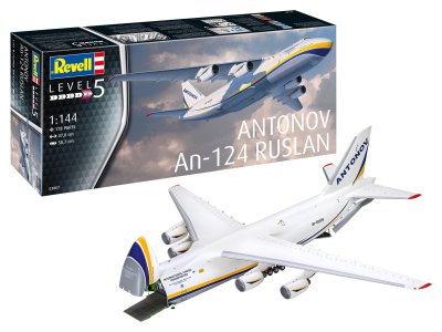1:144 Revell 03807 Antonov AN-124 Ruslan Plane - Rev03807 antonov an 124 ruslan revell modelbouwpakket 03807 01 - REV03807