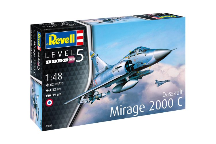 1:48 Revell 03813 Dassault Mirage 2000C Plane - Rev03813 dassault mirage 2000c 020 - REV03813