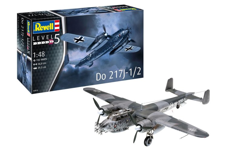 1:48 Revell 03814 Do 217J-1/2 Plane - Rev03814 do 217j 1 2 revell modelbouwpakket 03814 do 217j 1 2 01 1 - REV03814