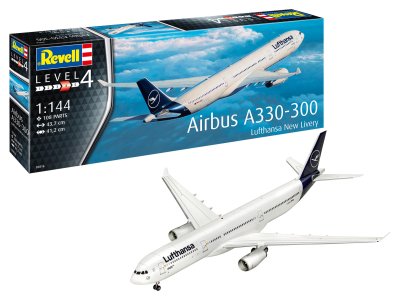 1:144 Revell 03816 Airbus Vliegtuig A330-300 - Lufthansa - New Livery - Rev03816 - REV03816