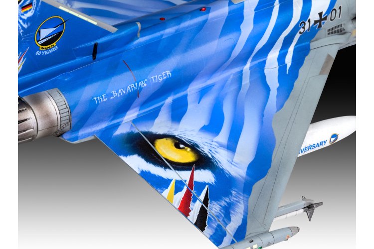 1:72 Revell 63818 Eurofighter Typhoon - Bavarian Tiger 2 - Model Set - Rev03818 eurofighter typhoon the bavarian tiger 2021 04 1 - REV63818