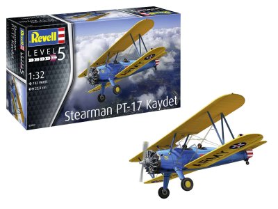 1:32 Revell 03837 Stearman PT-17 Kaydet Plane - Rev03837 stearman pt 17 kaydet 1 - REV03837