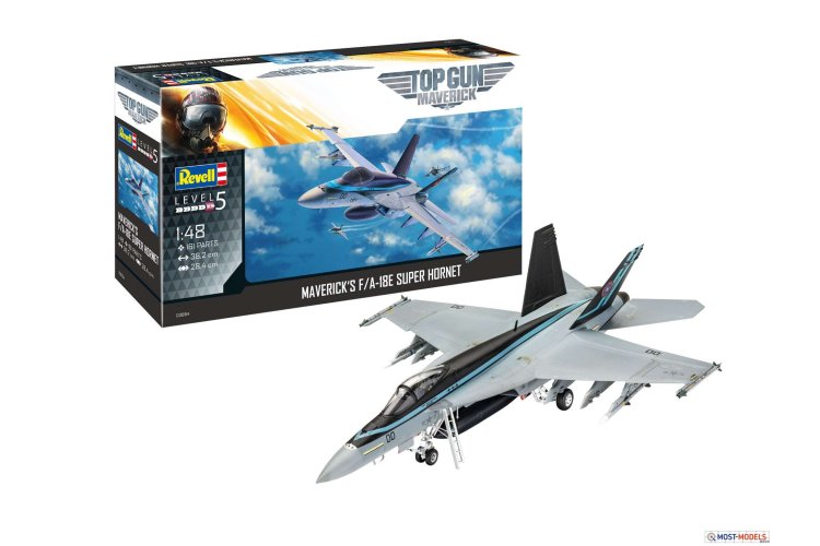 1:48 Revell 03864 Maverick's F/A-18E Super Hornet ‘Top Gun: Maverick’ - Rev03864 1 - REV03864