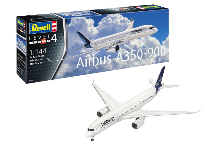 1:144 Revell 03881 Airbus A350-900 - Lufthansa - New Livery - Rev03881 5 - REV03881