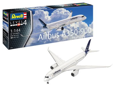 1:144 Revell 03881 Airbus A350-900 - Lufthansa - New Livery - Rev03881 - REV03881