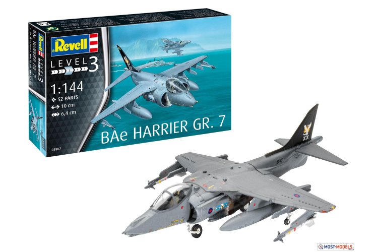 1:144 Revell 03887 Bae Harrier GR.7 - Rev03887 1 - REV03887