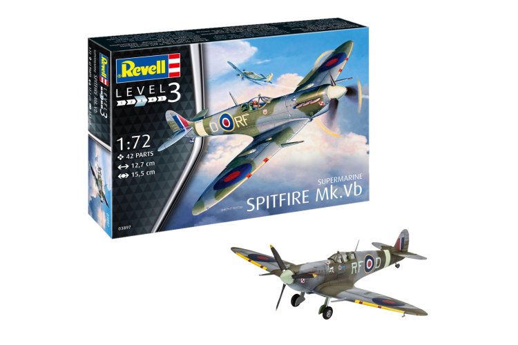 1:72 Revell 03897 Supermarine Spitfire Mk.Vb - Rev03897 - REV03897