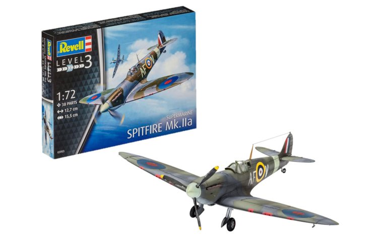 1:72 Revell 03953 Spitfire Mk.Iia Plane - Rev03953 1 - REV03953