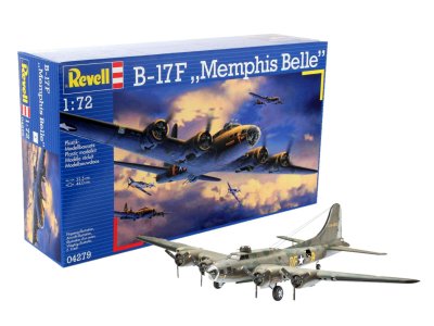 1:72 Revell 04279 B-17F Memphis Belle - Rev04279 kmw b 17f memphis belle - REV04279