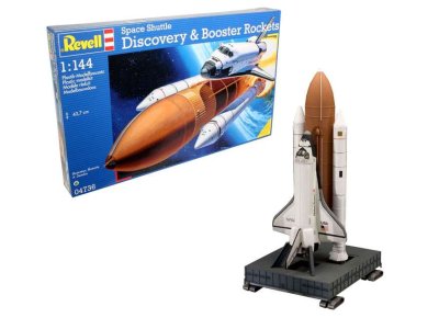 1:144 Revell 04736 Space Shuttle Discovery + Booster Rockets - Rev04736 - REV04736