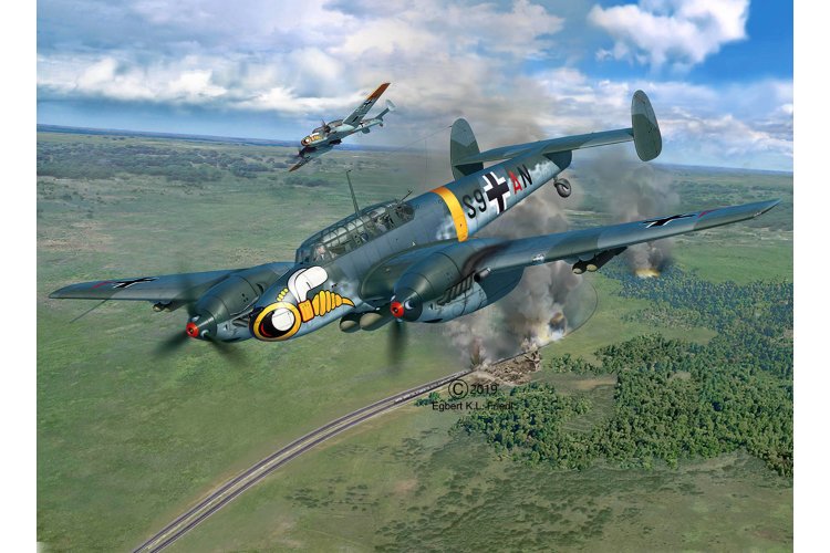 1:32 Revell 04961 Messerschmitt Bf110 C-2/C-7 - Rev04961 6 - REV04961