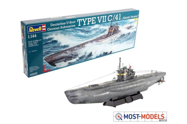 1:144 Revell 05100 German Submarine TYPE VII C/41 Atlantic Version - Rev05100 1 - REV05100