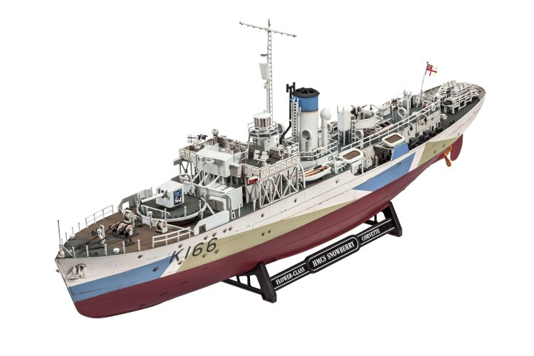 1:144 Revell 05132 Flower Class Corvette - HMCS Snowberry - Rev05132 flower class corvette hmcs snowberry 02 - REV05132