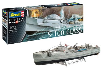 1:72 Revell 05162 German Fast Attack Craft S-100 - Rev05162 - REV05162