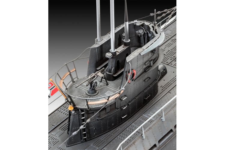 1:72 Revell 05166 German Submarine Type IX C - U67 or U154 - Rev05166 d04 german submarine type ix c - REV05166