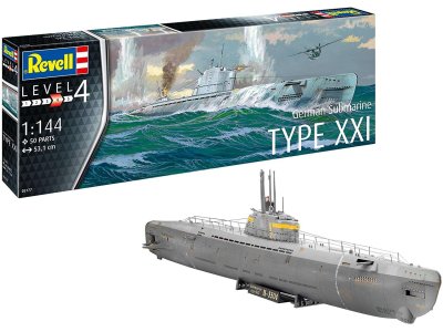 1:144 Revell 05177 German Submarine Type XXI - Rev05177 - REV05177