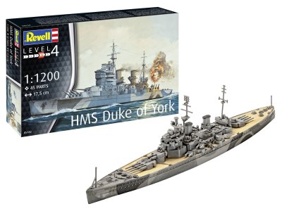 1:1200 Revell 05182 Battleship HMS Duke of York - Rev05182 1 - REV05182