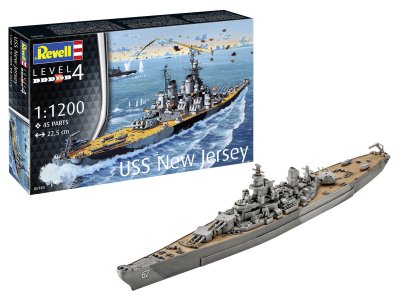1:1200 Revell 05183 Battleship USS New Jersey - Rev05183 1 - REV05183