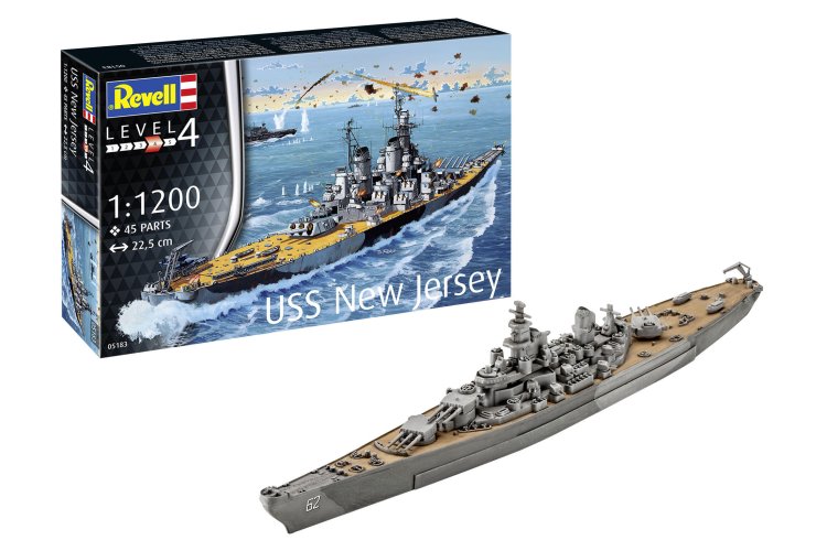 1:1200 Revell 05183 Battleship USS New Jersey - Rev05183 1 - REV05183