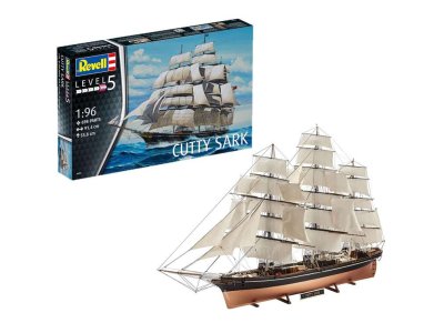 1:96 Revell 05422 Cutty Sark Boat - Rev05422 kmw cutty sark - REV05422