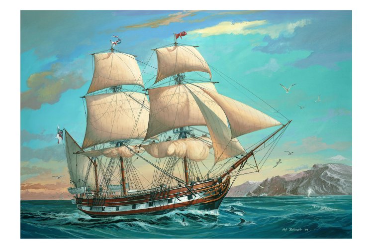 1:96 Revell 05458 H.M.S. Beagle -Darwin's Historical Discovery Barque - Schip - Rev05458 2 - REV05458