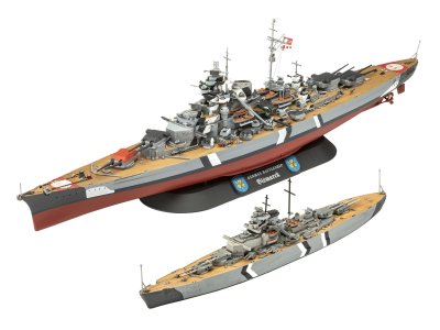 1:700 & 1:1200 Revell 05637 De legendarische Bismarck - 2 Schepen! - Geschenkset - Rev05637 1 - REV05637